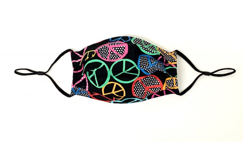 PEACE Smart Fashion Mask black with filter case