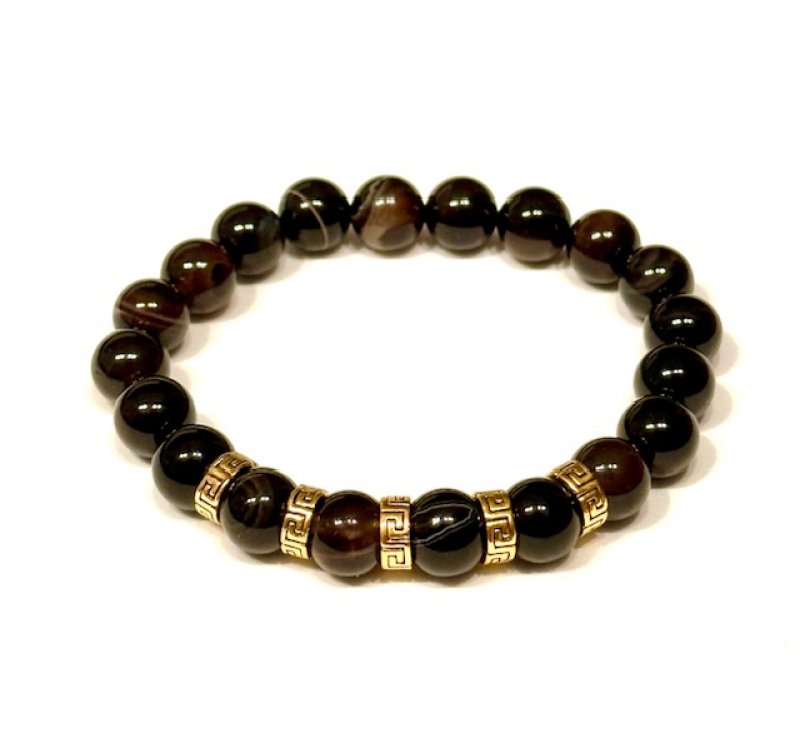 Acropolis Bracelet black golden